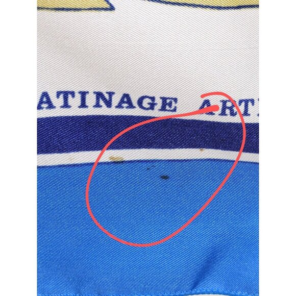 ANDRE CLAUDE CANOVA 1982 Silk Scarf European Figure Skating Champions France - Picture 7 of 7